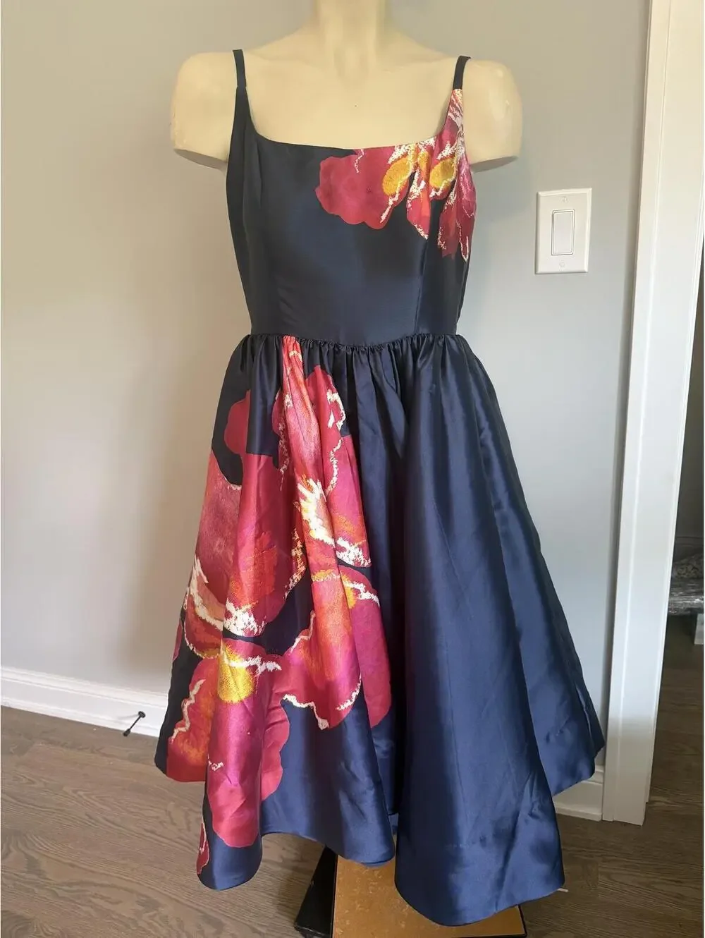 Hutch Shyloh Floral Mikado High Low Gown - Picture 3 of 16